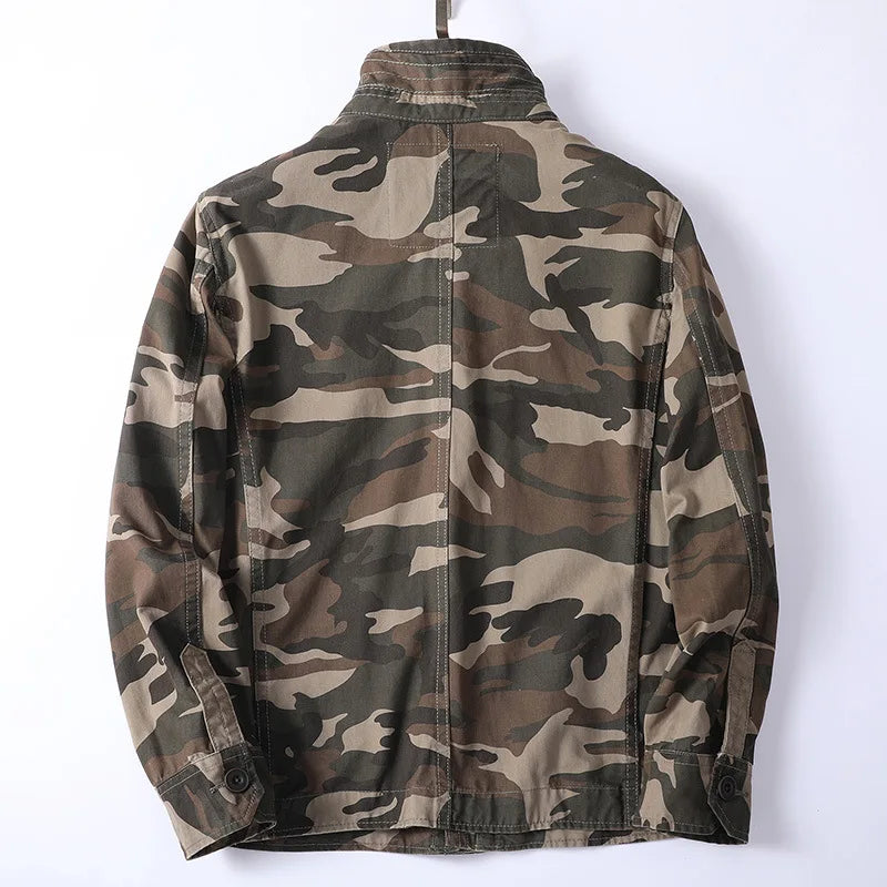Veste Cargo en Denim pour Homme - Style Rétro avec Poches Multiples BLACKBEARD OUTDOOR INDUSTRIES