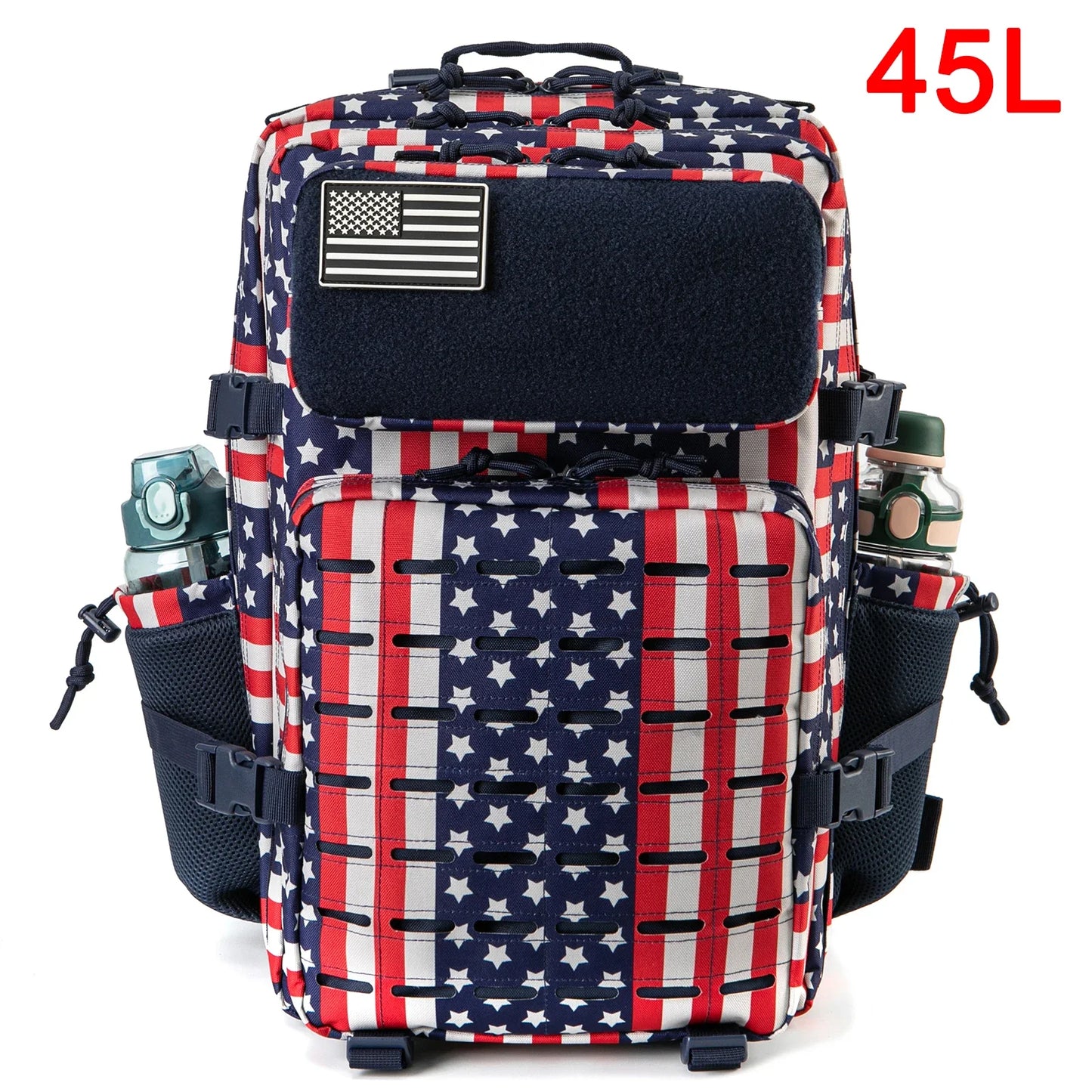 Sac à Dos Tactique 25L / 45L pour Homme et Femme – Laser Cut MOLLE, Sac Polyvalent pour Randonnée, École et Gym - BLACKBEARD OUTDOOR INDUSTRIES