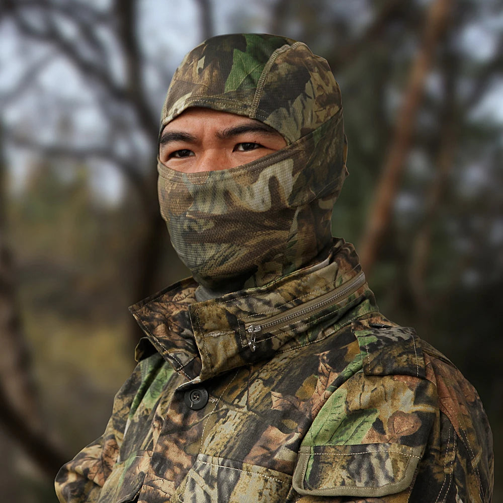 Balaclava Camouflage Multicam – Masque Intégral pour Ski, Cyclisme, Chasse, Airsoft et Plein Air - BLACKBEARD OUTDOOR INDUSTRIES