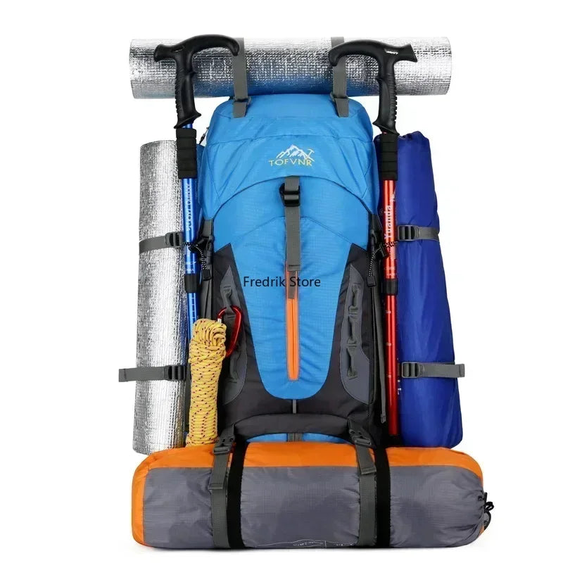 Sac à Dos de Camping 65L – Grande Capacité, Étanche, Unisexe - BLACKBEARD OUTDOOR INDUSTRIES