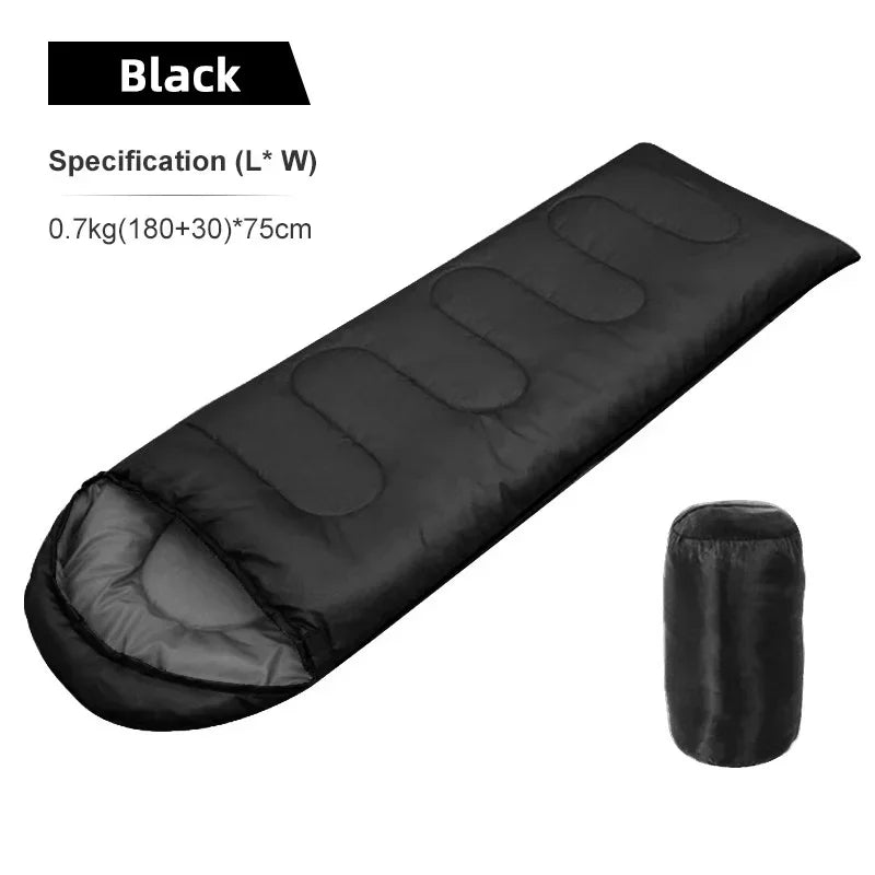 Camping Sleeping Bag Lightweight 4 Season Warm Envelope – Sac de Couchage en Coton Hiver pour Randonnée et Outdoor - BLACKBEARD OUTDOOR INDUSTRIES