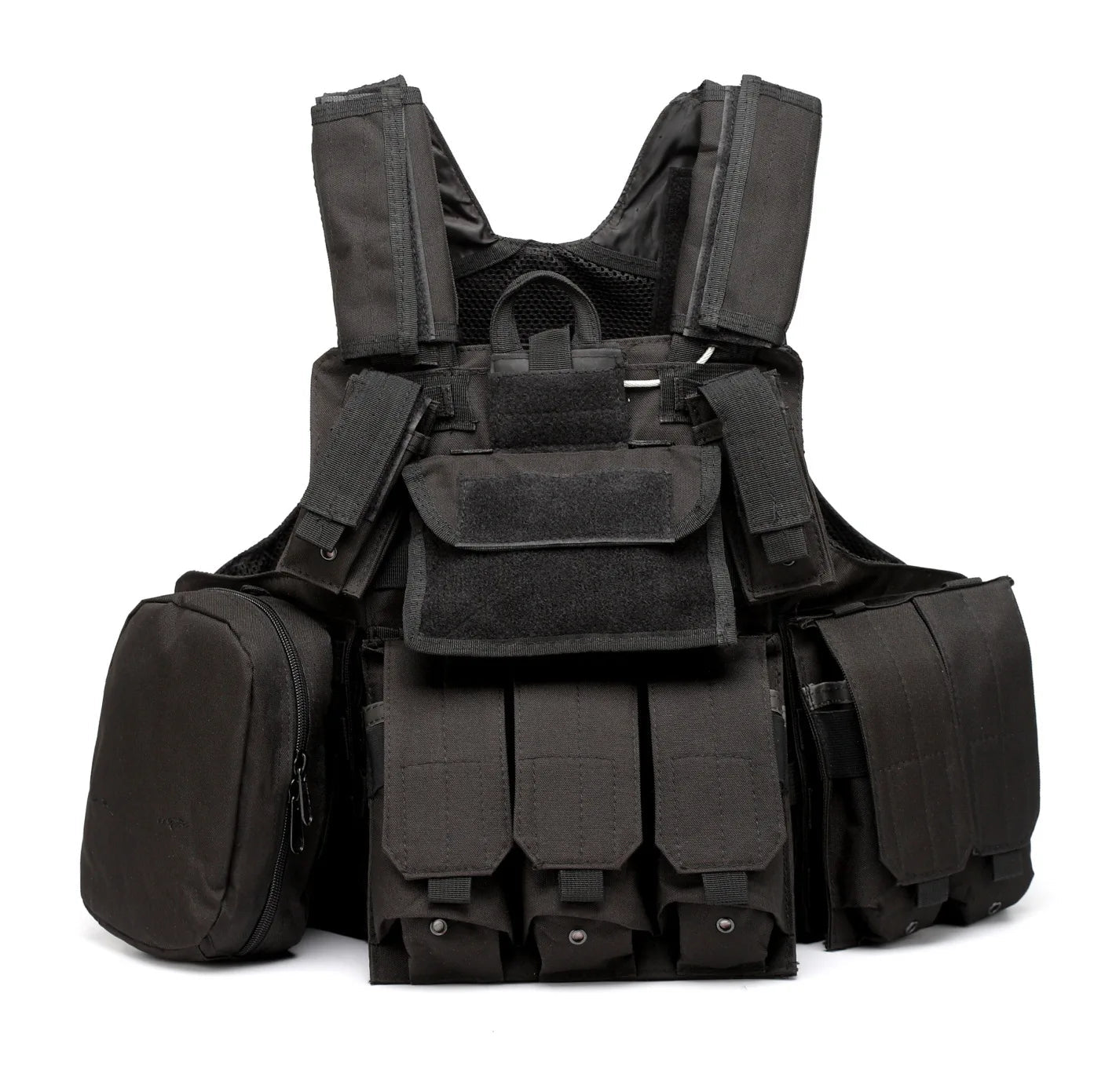 Gilet Tactique Airsoft Molle - Gilet de Combat Assaut pour Paintball, Chasse et Activités Extérieures BLACKBEARD OUTDOOR INDUSTRIES