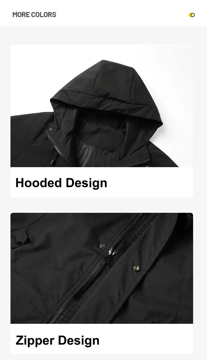 Veste Imperméable Unisexe CHRLCK – Coupe-Vent Respirante et Séchage Rapide pour Randonnée, Pêche et Camping - BLACKBEARD OUTDOOR INDUSTRIES