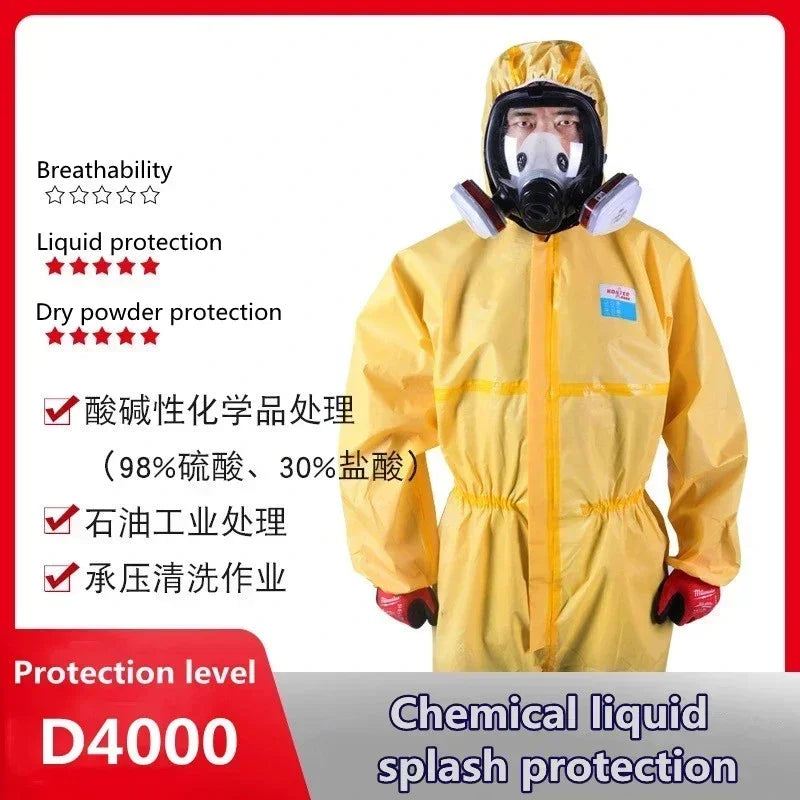 Combinaison de Protection Chimique One Piece – Vêtements de Sécurité pour Risques Chimiques BLACKBEARD OUTDOOR INDUSTRIES