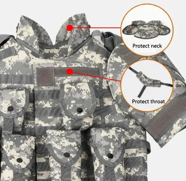 Molle OTV Combat Vest – Gilet de Combat Tactique Ajustable Ma boutique