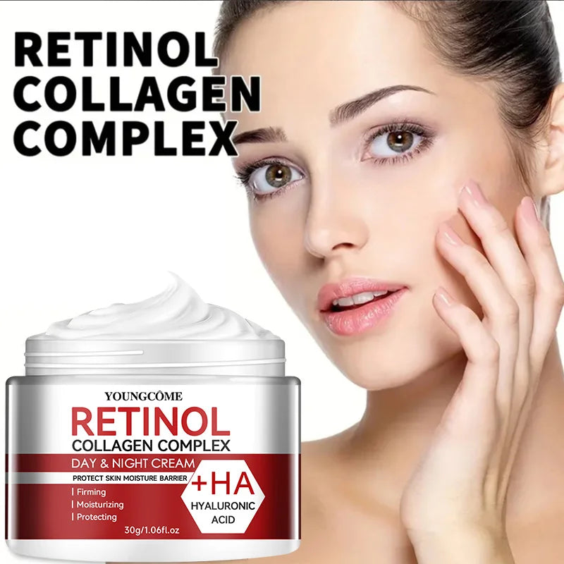 Crème Visage Anti-Âge et Hydratante au Rétinol et Collagène | Soin Réparateur Profond pour Peau Sèche et Mature - BLACKBEARD OUTDOOR INDUSTRIES