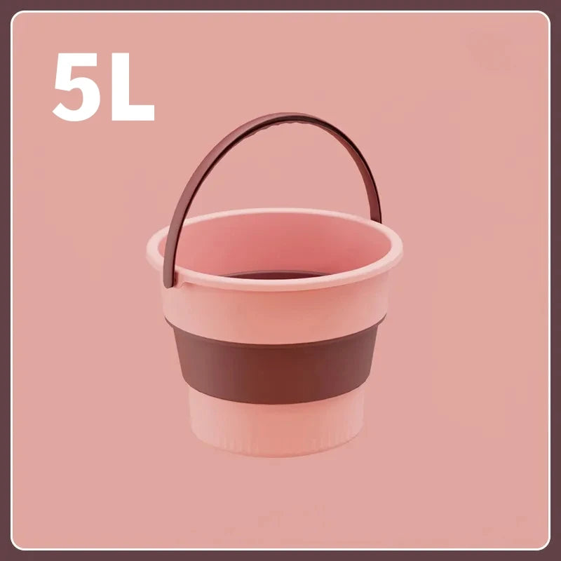 Seau Pliable avec Couvercle 5L / 10L / 17L — Seau Multi-Usages Portable pour Camping, Voiture, Pêche, Maison - BLACKBEARD OUTDOOR INDUSTRIES