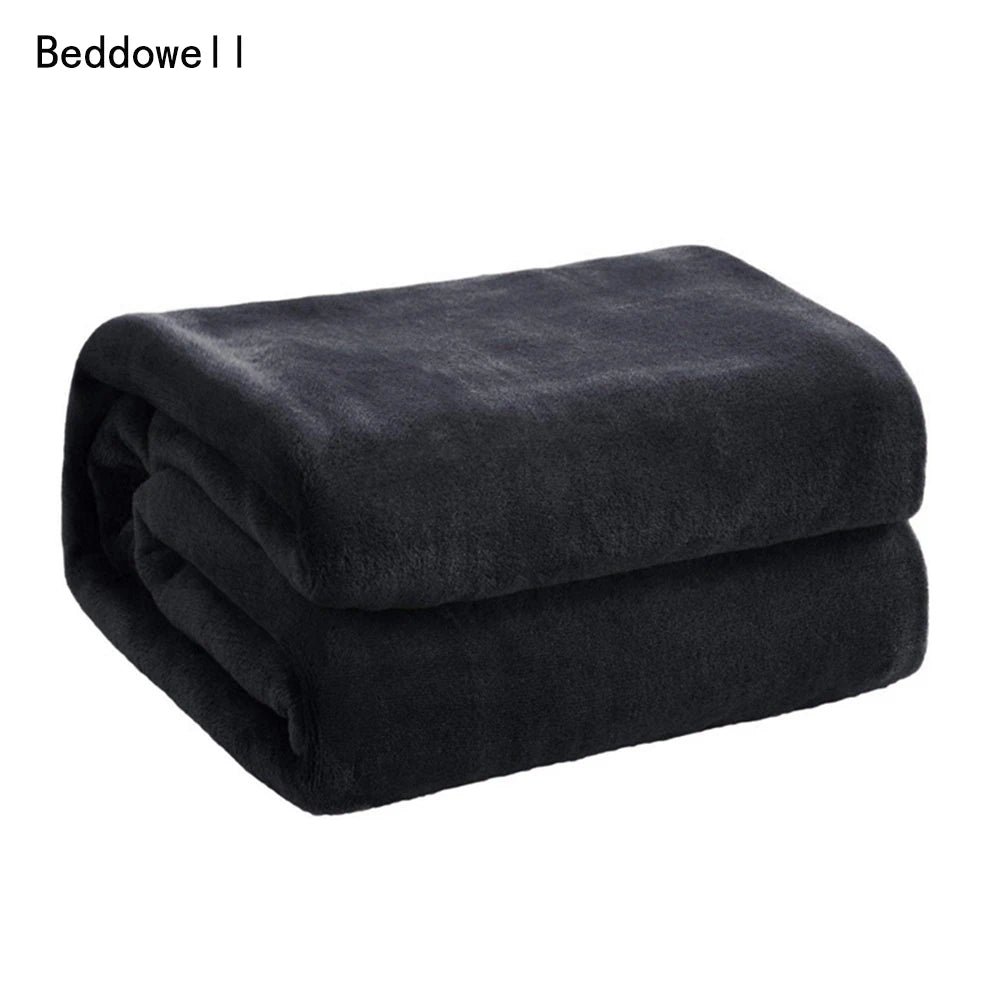 Couverture Flanelle Hiver Printemps - Plaid Doux et Chaleureux en Fleece Corail, Couverture de Canapé et Lit, Plaid Polyvalent en Microfibre BLACKBEARD OUTDOOR INDUSTRIES