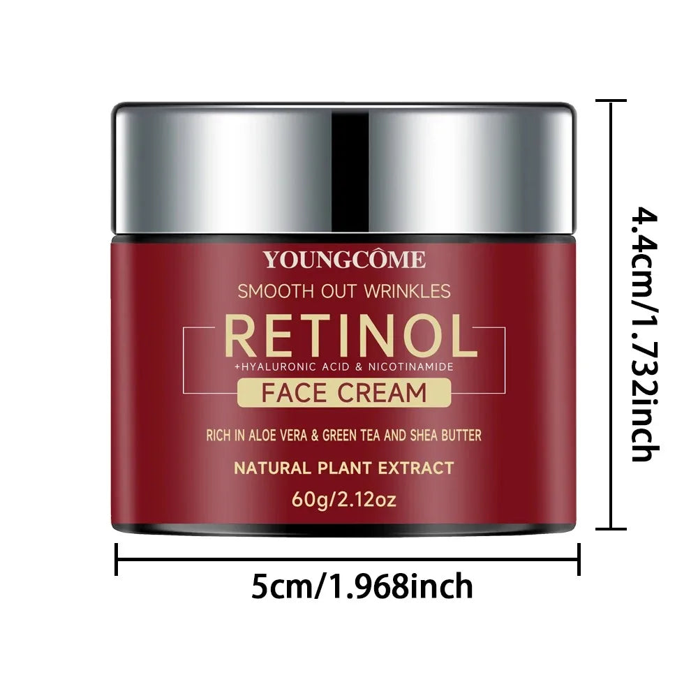 Crème Visage Raffermissante au Rétinol – Anti-Âge, Hydratante & Éclaircissante - BLACKBEARD OUTDOOR INDUSTRIES