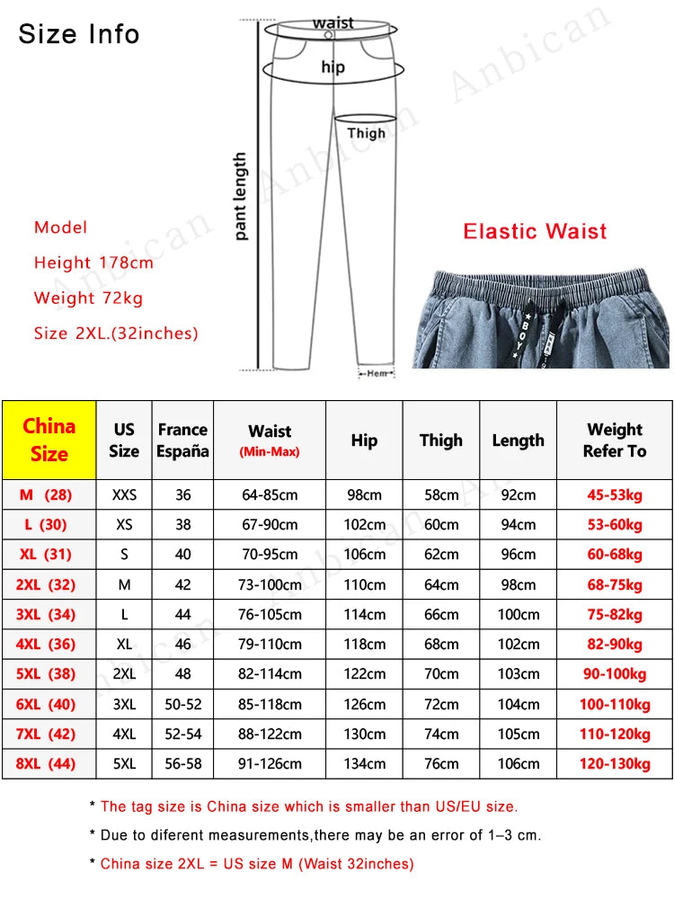Pantalon Jean Cargo Homme Grande Taille – Style Décontracté Multi-Poches - BLACKBEARD OUTDOOR INDUSTRIES