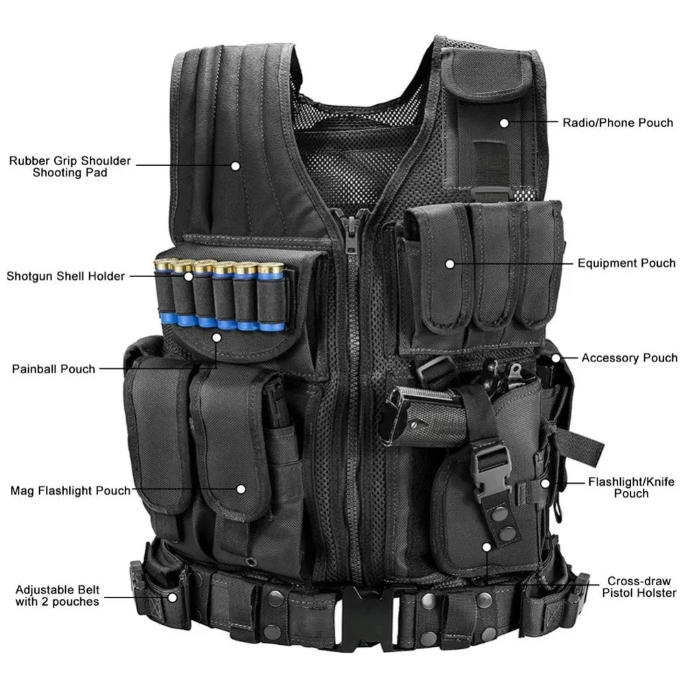 Gilet d’Intervention Tactical – Robustesse et Fonctionnalité Ma boutique
