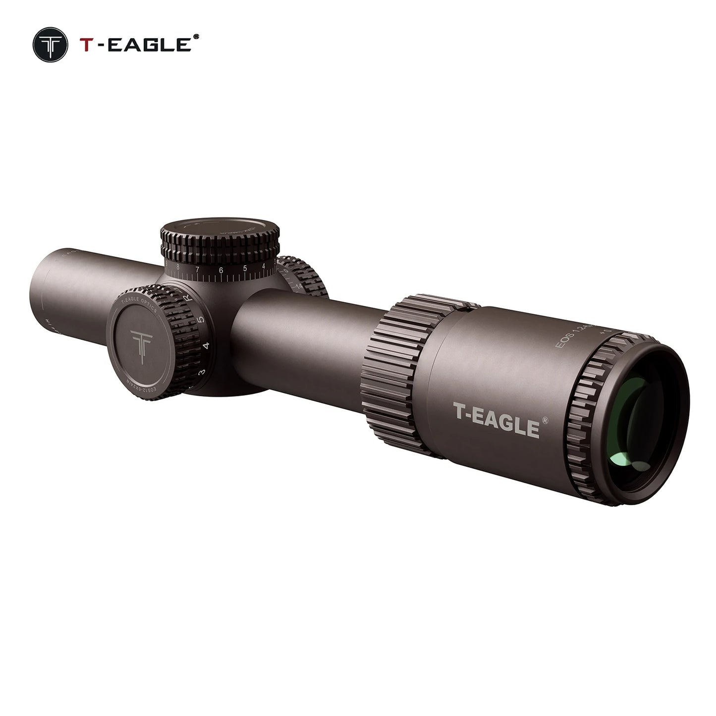T-EAGLE EOS 1.2-6x24 IR - Lunette de Précision Tactique pour Fusil de Chasse avec Réticule Illuminé, Viseur Collimateur et Support Picatinny - BLACKBEARD OUTDOOR INDUSTRIES