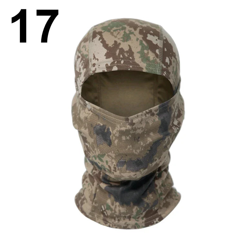 Balaclava Camouflage Multicam – Masque Intégral pour Ski, Cyclisme, Chasse, Airsoft et Plein Air - BLACKBEARD OUTDOOR INDUSTRIES