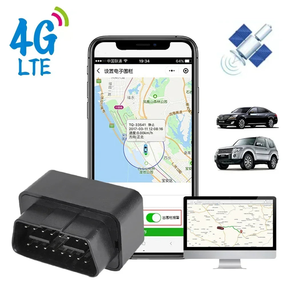 Mini Tracker GPS OBD 2G/4G pour Voiture – Système de Suivi Antivol avec Alarme, Géofencing, App Gratuite pour iOS/Android BLACKBEARD OUTDOOR INDUSTRIES