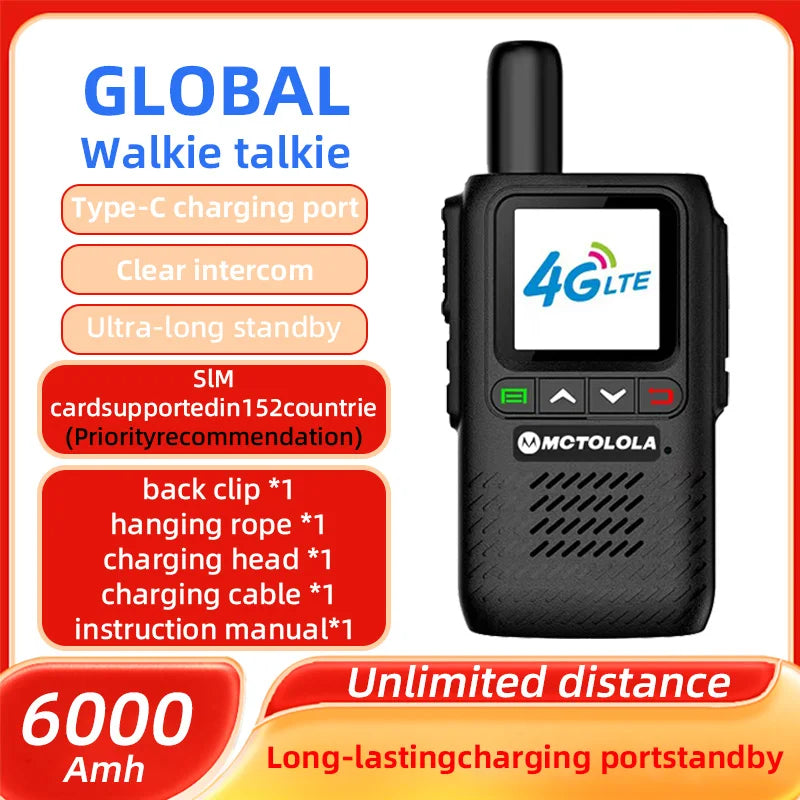 MOTOLOLA MT-888 Talkie-Walkie 4G/5G PoC - Communication à Portée Mondiale - BLACKBEARD OUTDOOR INDUSTRIES