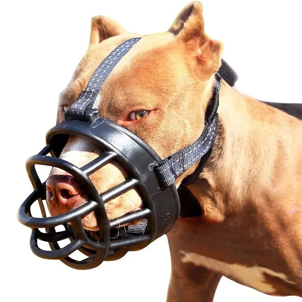 Muselière Souple Type Panier – Anti-Morsure et Anti-Mastication | Pour Labrador, Berger Allemand, Bouledogue Français Ma boutique