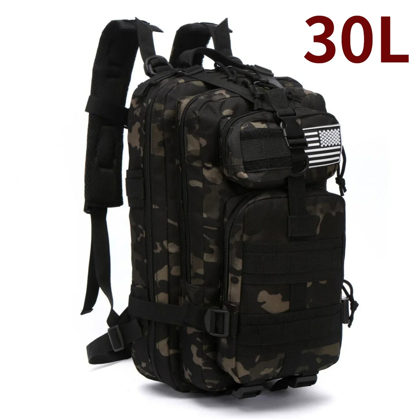 Thuram Sac à Dos Nylon 1000D Imperméable 30L/50L – Trekking, Pêche, Chasse, Camping, Randonnée - BLACKBEARD OUTDOOR INDUSTRIES