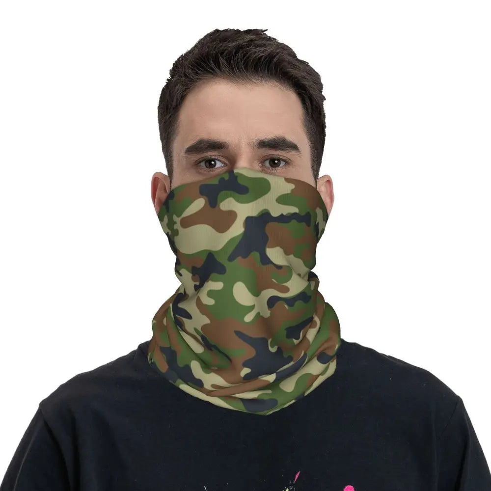 Tiger Stripe Camo – Bandeau Tour de Cou Hiver Multifonction pour Hommes et Femmes | Parfait pour Randonnée, Cyclisme, Sports Outdoor et Usage Quotidien - BLACKBEARD OUTDOOR INDUSTRIES