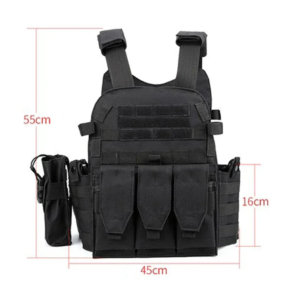 Gilet Tactique Militaire 6094 – Airsoft, Chasse, Armée, Wargame - BLACKBEARD OUTDOOR INDUSTRIES