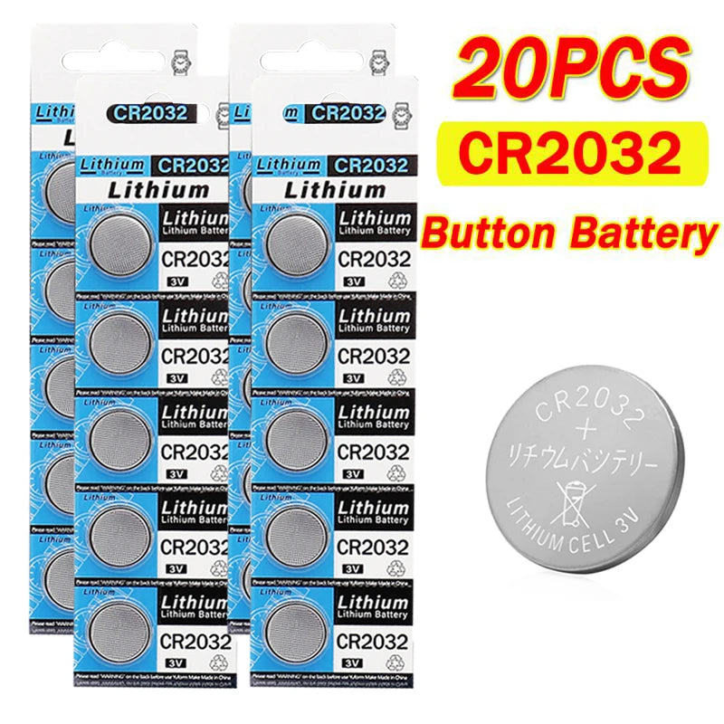 5-50pcs Original CR2032 CR 2032 3V Lithium Button Battery For Watch Calculator Clock Remote Control Toys Button Coins Cell BLACKBEARD OUTDOOR INDUSTRIES