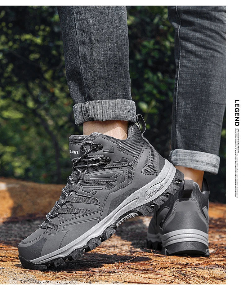 Chaussures de Randonnée Unisexes Anti-dérapantes Hautes - Grande Taille, Confort et Style pour l'Outdoor BLACKBEARD OUTDOOR INDUSTRIES