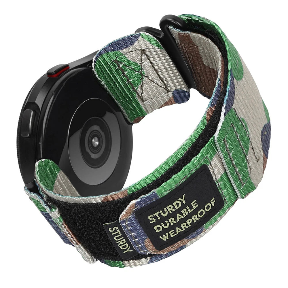 Bracelet Tactique en Nylon pour Samsung Galaxy Watch (7, 6, 5, 4) - 20mm / 22mm - Bandes Nylon Loop pour Gear S3 & Active BLACKBEARD OUTDOOR INDUSTRIES