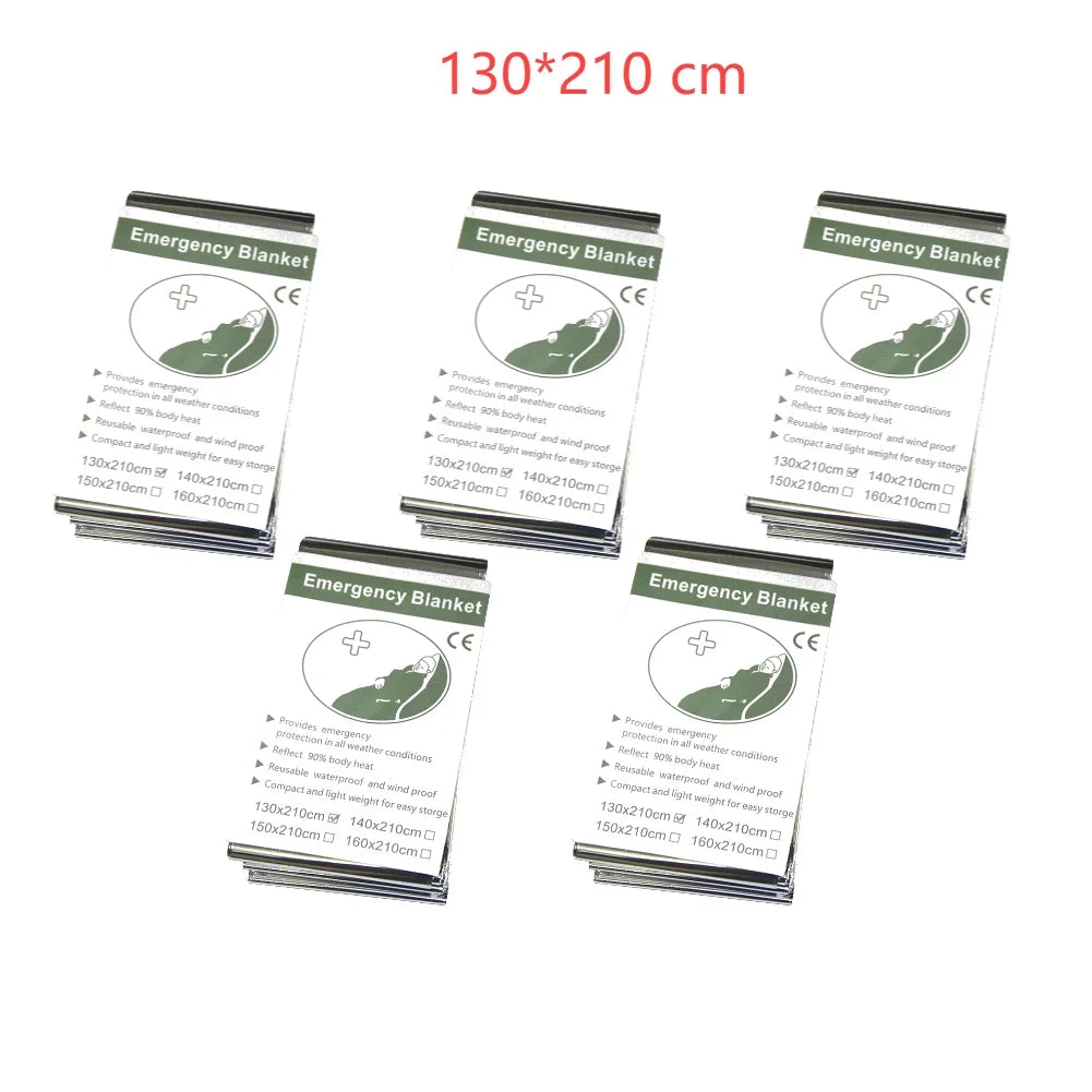 Couverture de Survie d'Urgence – 5/10/20 pièces Couverture d’Isolation Portable, Imperméable et Coupe-Vent pour Camping, Randonnée et Secours Ma boutique