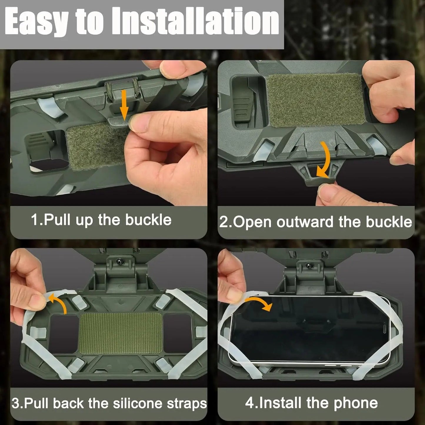 Étui de Poitrine Tactique pour Smartphone – Support MOLLE Universel Ma boutique