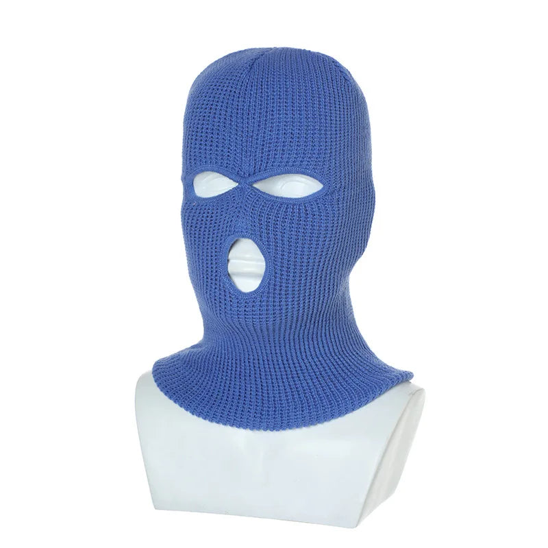 Balaclava cagoule trois trous en fibre acrylique Ma boutique
