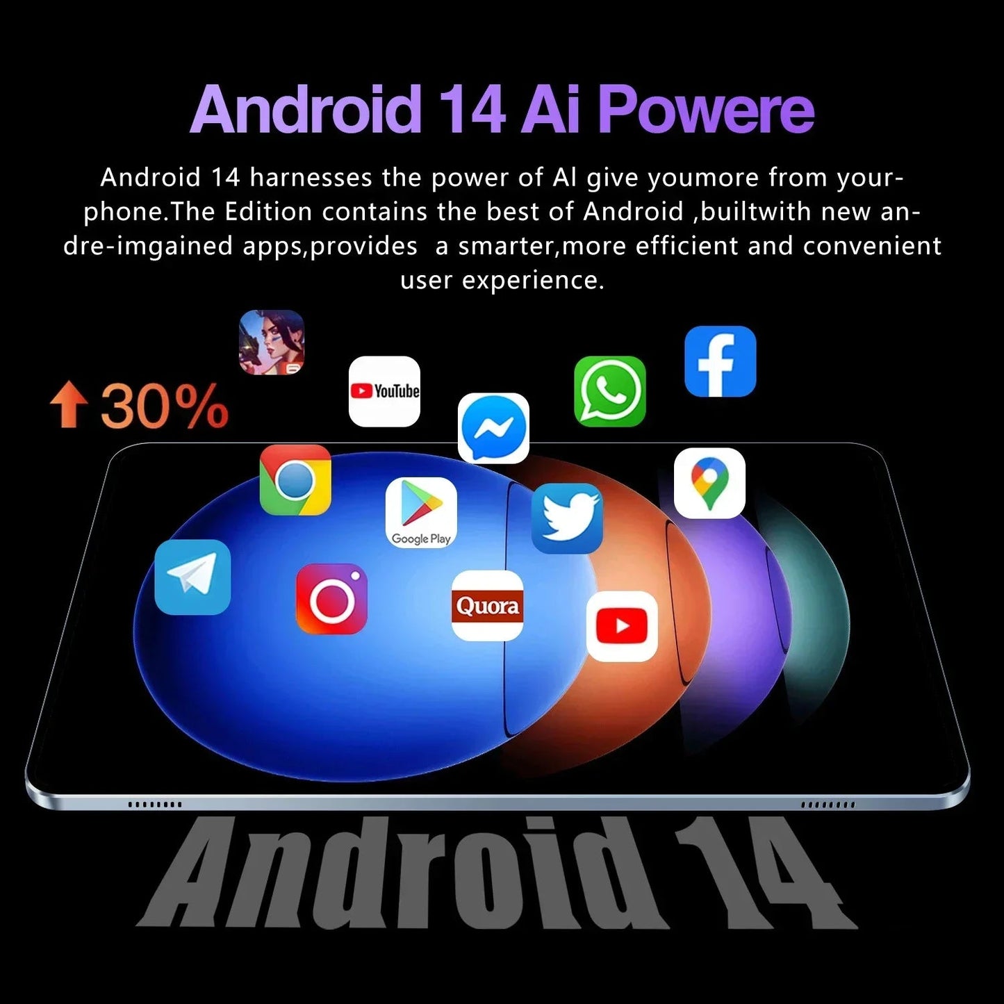 Original Pad 6 Pro — Tablette Android 14, Snapdragon 8 Gen2, 10.1" Full HD 120Hz Ma boutique