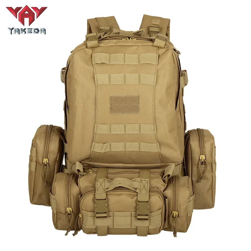 YAKEDA Sac à Dos Tactique MOLLE – Sac Duffel Multifonction Outdoor - BLACKBEARD OUTDOOR INDUSTRIES