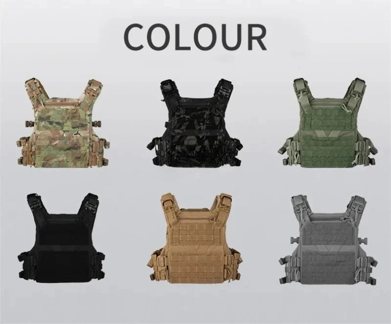 Gilet Tactique MOLLE K19 3.0 – Porte-Plates pour Chasse, Airsoft et Combat avec Système de Libération Rapide et Ceinture Ajustable – Armure de Corps - BLACKBEARD OUTDOOR INDUSTRIES