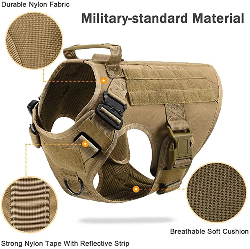 Harnais Tactique Militaire pour Chien – COOYOMOO Ma boutique