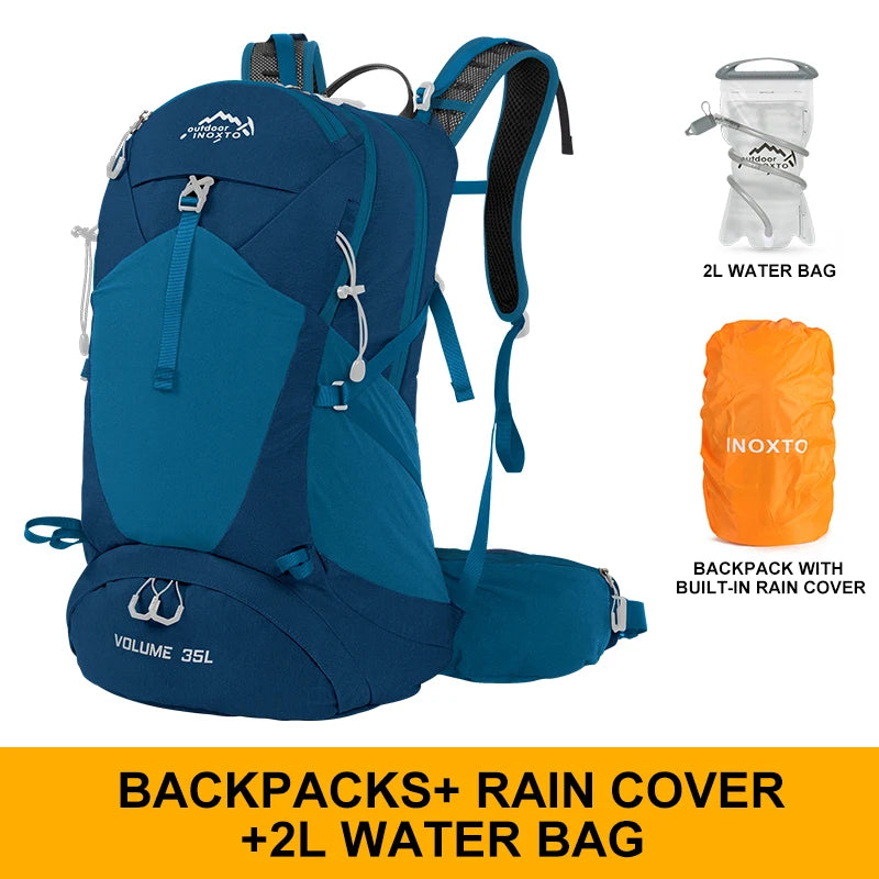 Sac à Dos de Randonnée 35L – Imperméable avec Housse de Pluie Intégrée | Mixte Homme/Femme - BLACKBEARD OUTDOOR INDUSTRIES