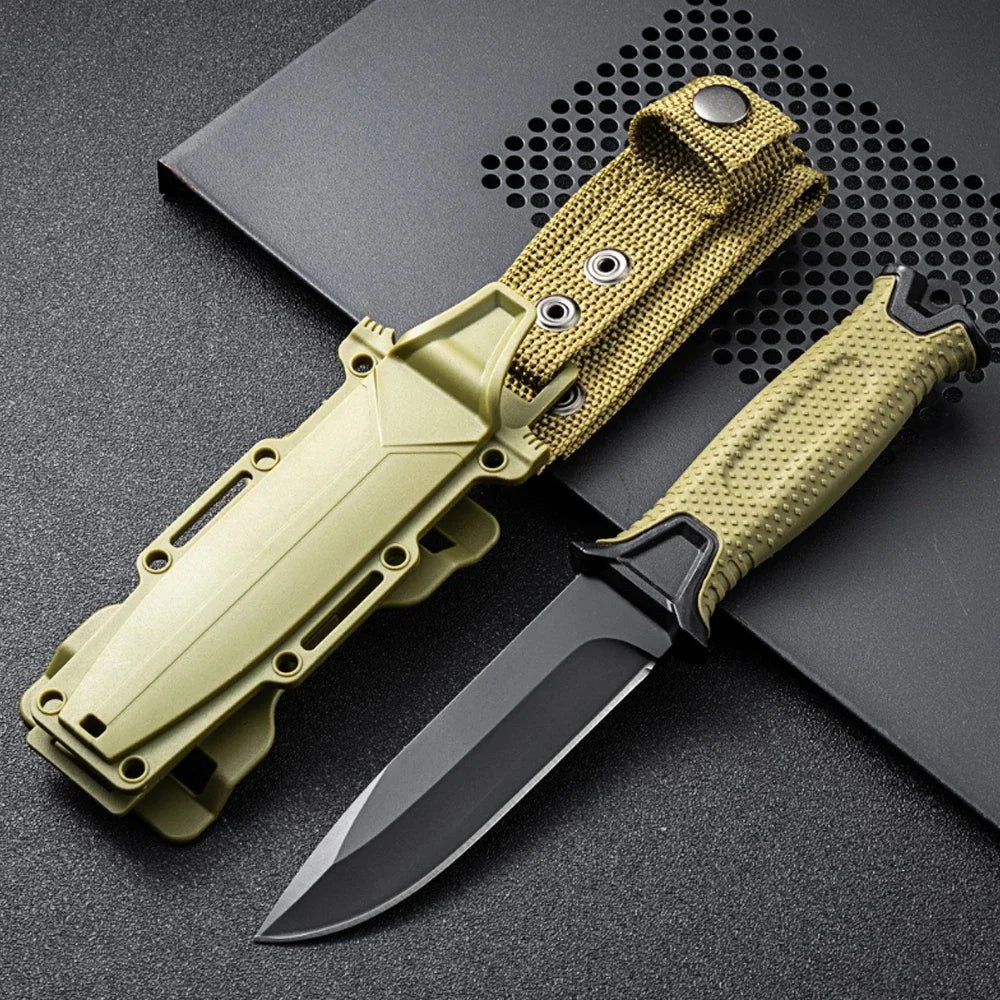 Couteau de Survie Outdoor en Acier Inoxydable D2 – Portable, Tactique, Randonnée - BLACKBEARD OUTDOOR INDUSTRIES