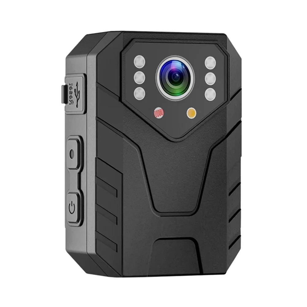 Mini Caméra Corporelle Full HD 1080P avec Vision Nocturne – Enregistreur Vidéo, Caméra de Sécurité pour Garde, Police, et Application Environnementale - BLACKBEARD OUTDOOR INDUSTRIES