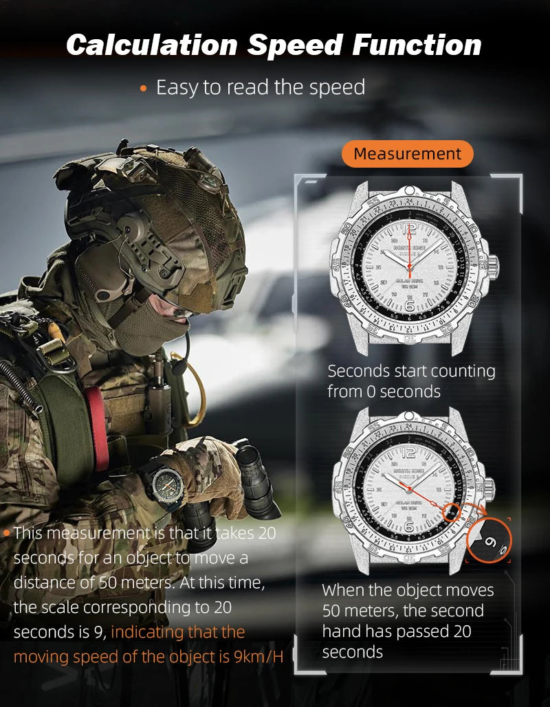Montre Militaire Digitale Homme "EVOQUE 2" – Montre de Sport Solaire, Étanchéité 50M, Fonction Luminovore et Écologique - BLACKBEARD OUTDOOR INDUSTRIES