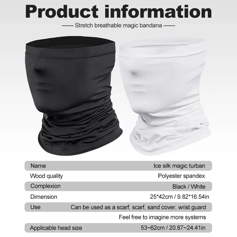 Masque de Cyclisme et Bandeau Multifonction – Masque Respirant, Absorbant la Transpiration, Protection UV –masque de Cou pour Activités de Plein Air (Randonnée, Cyclisme, Pêche) - BLACKBEARD OUTDOOR INDUSTRIES