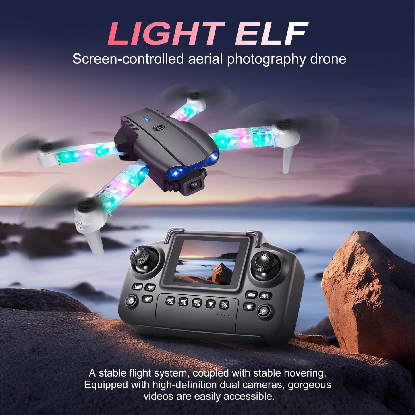 drone mini Black E88 E99 double caméras 4K HD Ma boutique