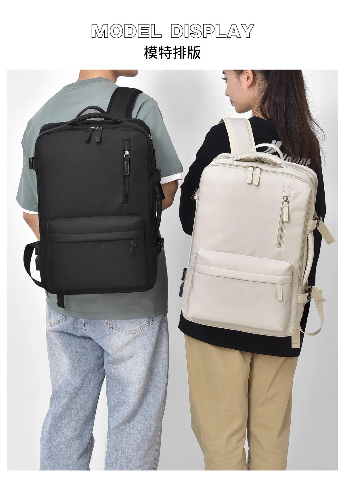 Sac à Dos Cabine 40x30x20 cm – Bagage à Main Avion, Sac à Dos Ordinateur, Voyage, École, Hommes et Femmes - BLACKBEARD OUTDOOR INDUSTRIES