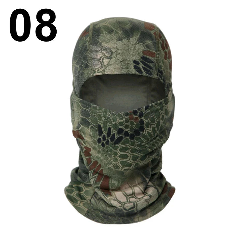 Balaclava Camouflage Multicam – Masque Intégral pour Ski, Cyclisme, Chasse, Airsoft et Plein Air - BLACKBEARD OUTDOOR INDUSTRIES