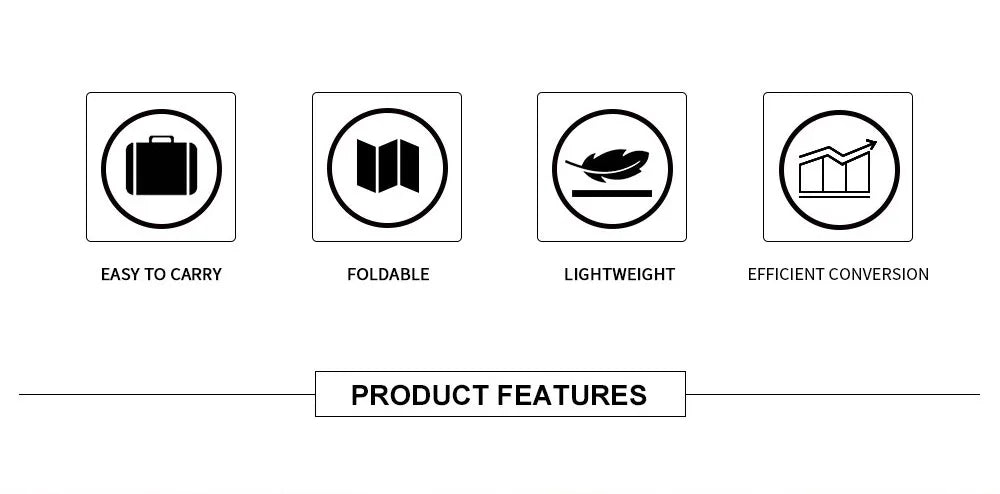 Dokio 100W Panneau Solaire Flexible et Pliant 18V avec Kit Contrôleur 12V – Idéal pour Camping, Voyage et VR - BLACKBEARD OUTDOOR INDUSTRIES