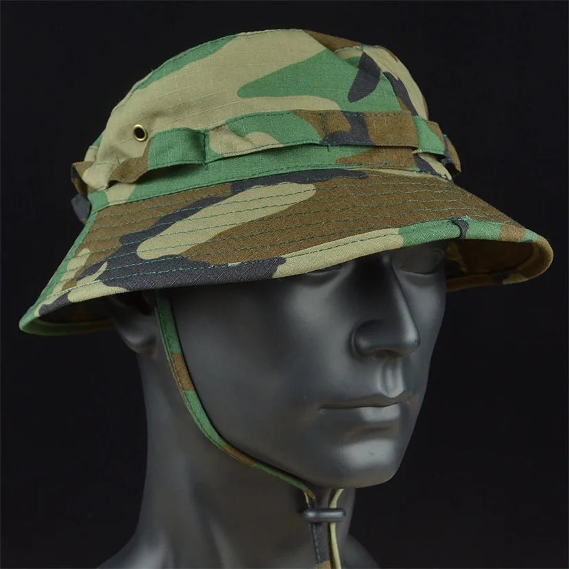 Chapeau Tactique Boonie Camouflage pour Homme – Idéal Chasse, Pêche, Randonnée & Airsoft - BLACKBEARD OUTDOOR INDUSTRIES