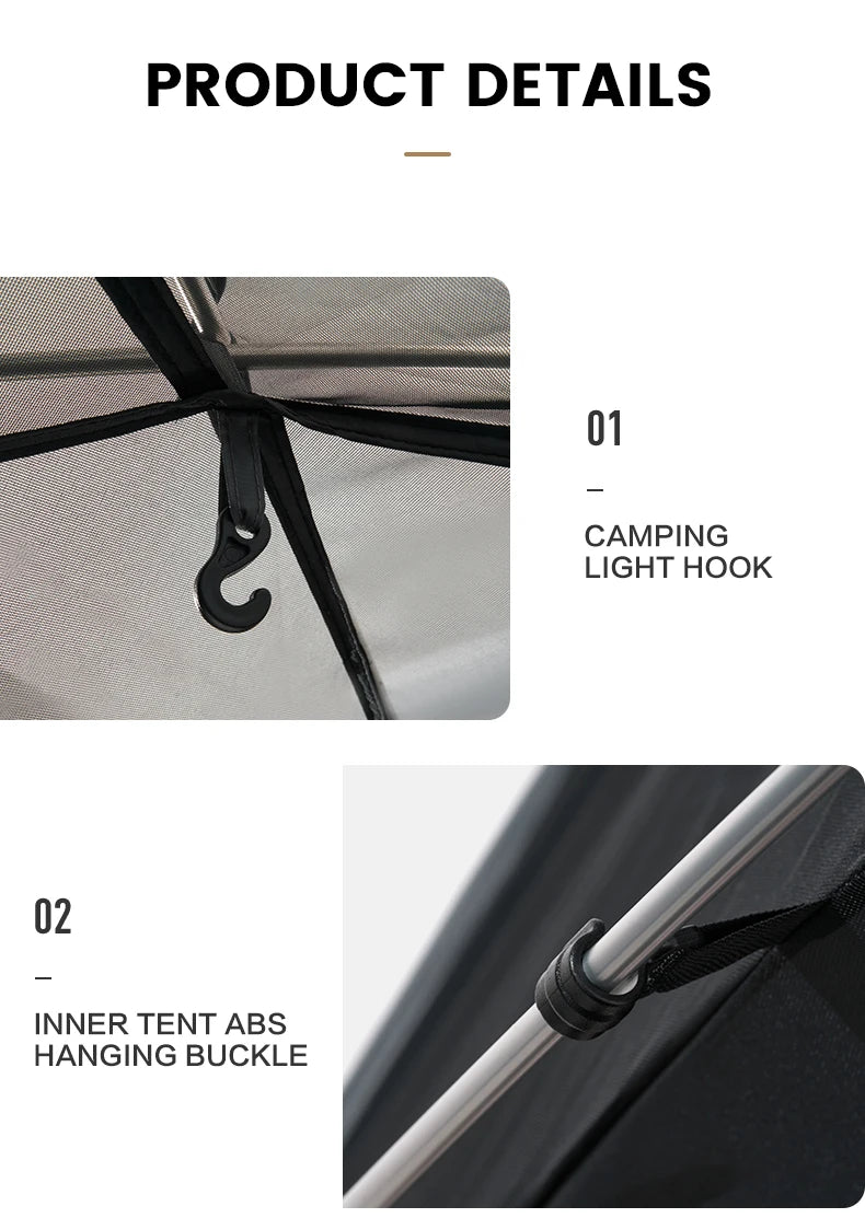 MOBI GARDEN Tente de Trekking pour Camping et Randonnée - 3/4 Personnes - BLACKBEARD OUTDOOR INDUSTRIES