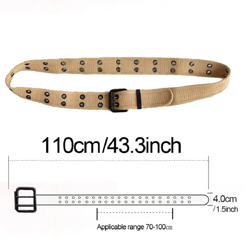 Ceinture Tactique en Toile 4CM pour Homme – Ceinture Militaire pour Travail, Jeans et Tenue Quotidienne - BLACKBEARD OUTDOOR INDUSTRIES