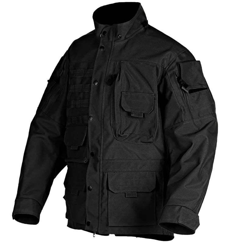 Manteau Trench Militaire Tactique Long et Moyen - Veste Extérieure Résistante et Imperméable - BLACKBEARD OUTDOOR INDUSTRIES