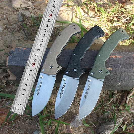 Couteau Pliant Tactique Cold 62RQ – Lame AUS 10A - BLACKBEARD OUTDOOR INDUSTRIES