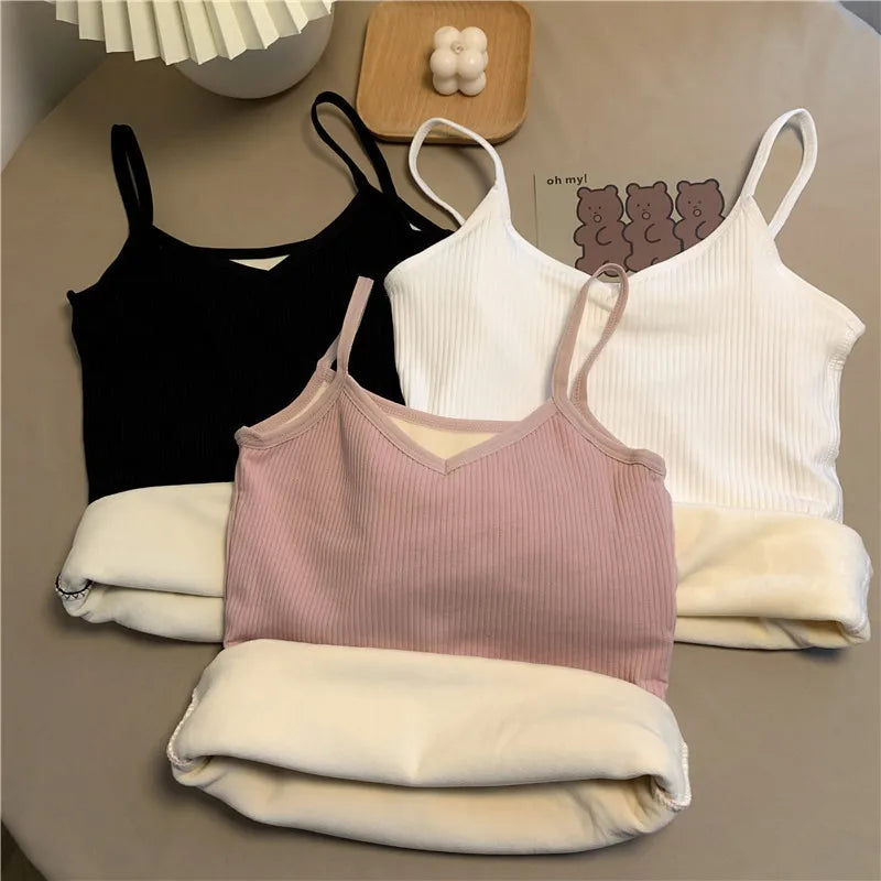 Lot de 2 Débardeurs Thermiques Femme | Hiver | Sans Manches | Velours Doux & Chaud | Taille Unique Extensible - BLACKBEARD OUTDOOR INDUSTRIES