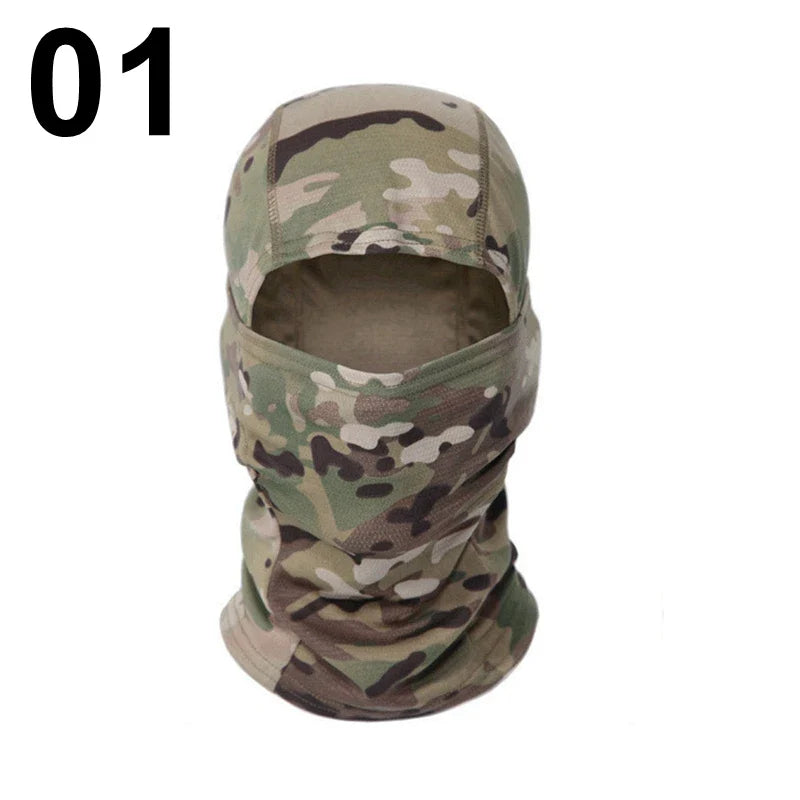 Balaclava Camouflage Multicam – Masque Intégral pour Ski, Cyclisme, Chasse, Airsoft et Plein Air - BLACKBEARD OUTDOOR INDUSTRIES