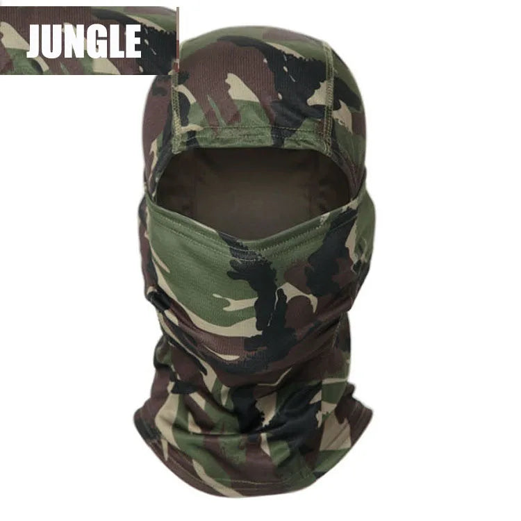 Masque Balaclava Tactique Multicam - Masque Complet de Protection du Visage, Chapeau de Cyclisme et Chasse, Camouflage, Écharpe Balaclava - BLACKBEARD OUTDOOR INDUSTRIES
